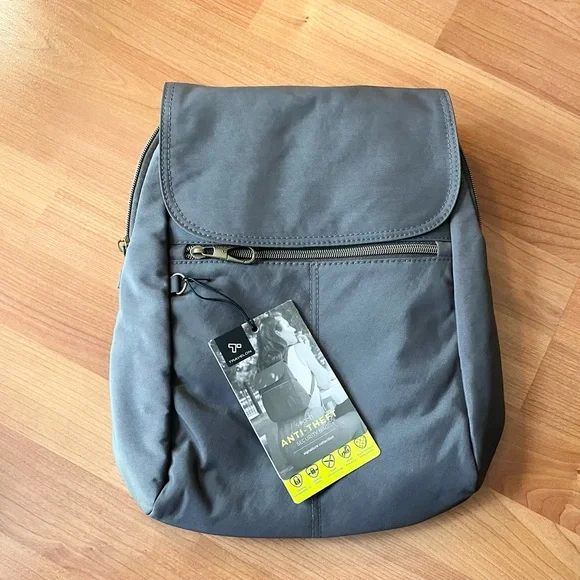 Travelon | Bags | Nwt Travelon Smoke Slim Antitheft Backpack  display picture 3